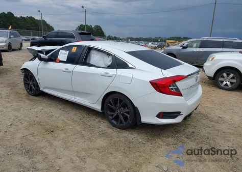 2020 Honda Civic Sport из США, поврежденный, VIN 19XFC2F84LE028891